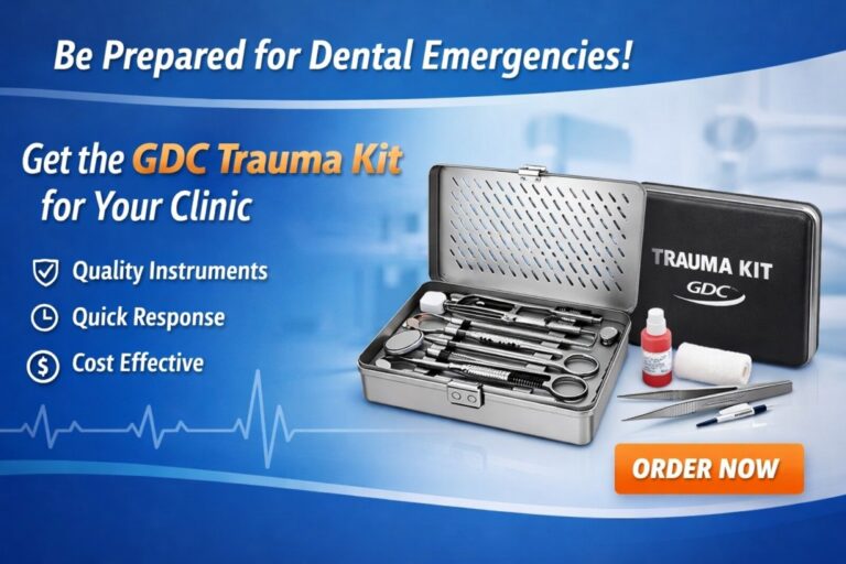 Why Buy GDC Trauma Kit Online for Your Dental Clinic?