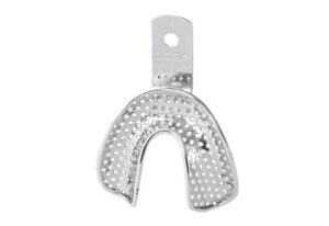 IMPRESSION TRAY EDENTULOUS PERFORATED LOWER SMALL