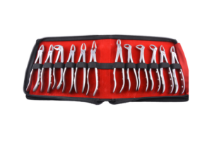 EXTRACTION FORCEPS ERGONOMIC IN POUCH