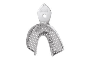 IMPRESSION TRAY DENTULOUS PERFORATED LOWER XL