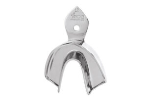 IMPRESSION TRAY DENTULOUS NON- PERFORATED LOWER L