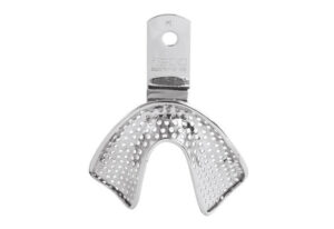 IMPRESSION TRAY EDENTULOUS PERFORATED LOWER MEDIUM