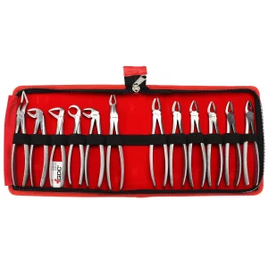 EXTRACTION FORCEPS SET OF 12