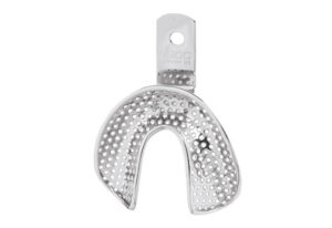 IMPRESSION TRAY EDENTULOUS PERFORATED LOWER LARGE