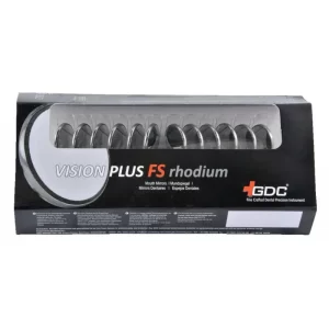 Mouth Mirror Tops Fs Rhodium Coated Pack Of 12 Pcs - 5