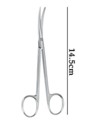 SCISSORS METZENBAUM CURVED 14.5CM