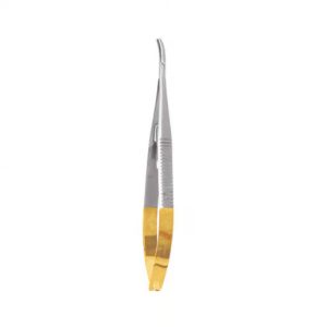 MICRO CASTROVIEJO NEEDLE HOLDER TC CURVED 14CM (NH5021)