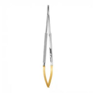 MICRO CASTROVIEJO NEEDLE HOLDER TC STRAIGHT 18CM (NH5024R)